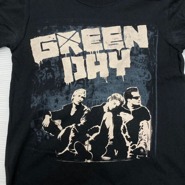 グリーン・デイ Green Day 両面プリント バンド Tシャツ 半袖 アンビル