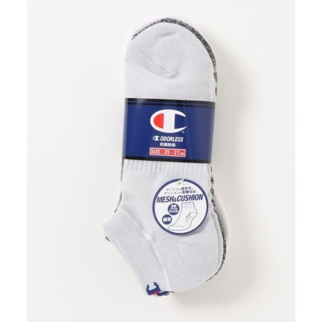 Champion(チャンピオン)の3足セット【CHAMPION/チャンピオン】抗菌防臭スニーカーイン靴下ソックス メンズのレッグウェア(ソックス)の商品写真