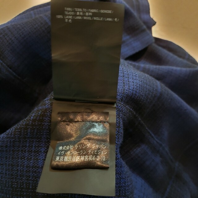 SAINT LAURENT 16AW サンローラン ウール チェックシャツ XS