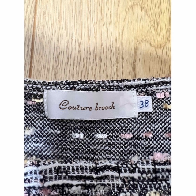 Couture Brooch(クチュールブローチ)のCouture brooch クチュールブローチ　長袖トップスニット　38サイズ レディースのトップス(ニット/セーター)の商品写真