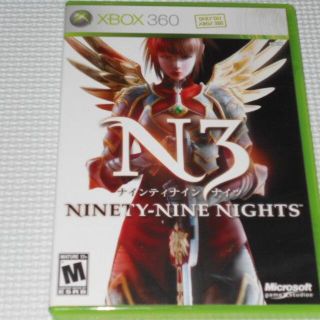 エックスボックス360(Xbox360)のxbox360★NINETY-NINE NIGHTS N3 海外版(家庭用ゲームソフト)