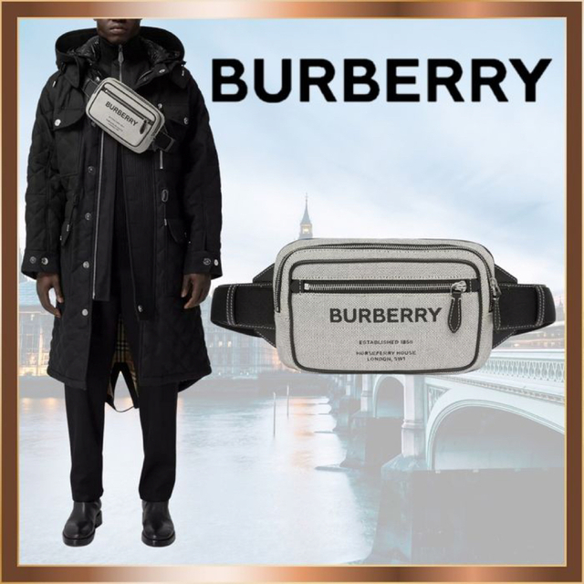 BURBERRY バーバリー バムバッグ ショルダーバッグ ロゴ littlegiantladder.bg