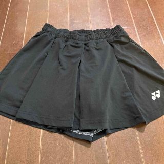 ヨネックス(YONEX)のヨネックス　スコート風　キュロットパンツ　黒　M(ウェア)