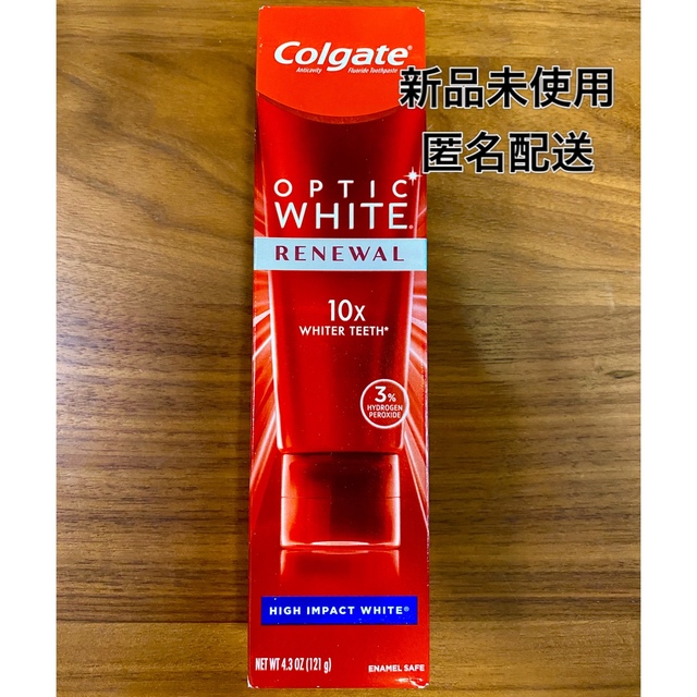 Colgate Optic White High Impact White コスメ/美容のオーラルケア(歯磨き粉)の商品写真