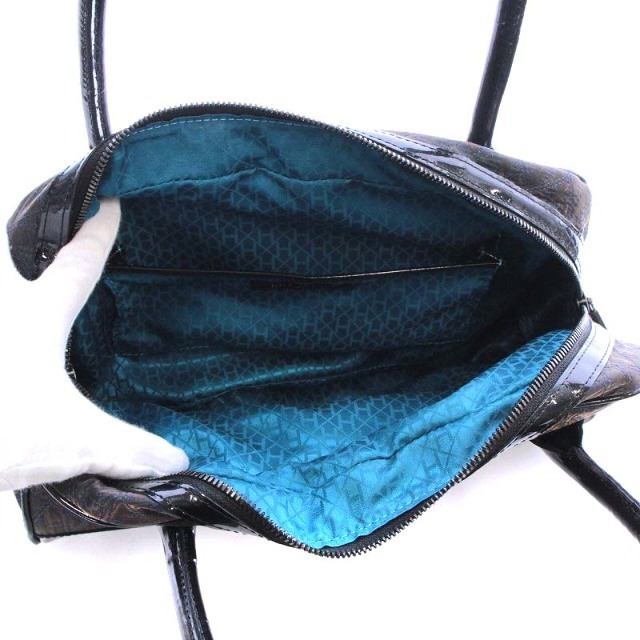 other(アザー)のハザマ 21年製 夜空に駆ける透明彩度のキルティングミニボストンバッグ 水色 レディースのバッグ(ボストンバッグ)の商品写真