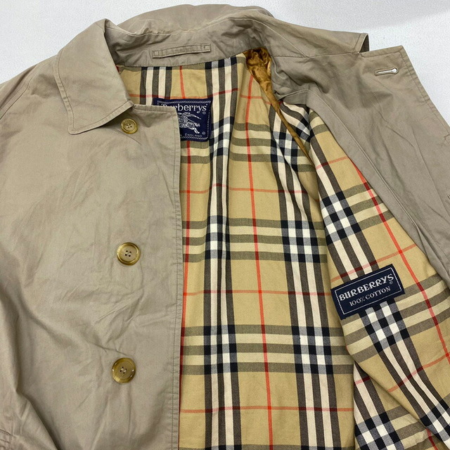 BURBERRY(バーバリー)のバーバリー BURBERRYS' ステンカラーコート MADE IN ENGLAND サイズ：50REG M位 ベージュ古着 【中古】 メンズのジャケット/アウター(その他)の商品写真