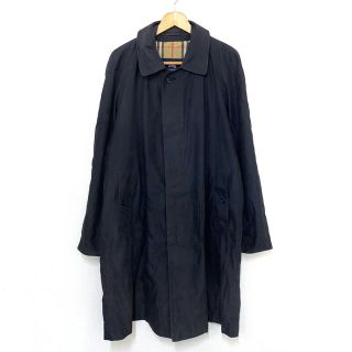 バーバリー(BURBERRY)のバーバリー BURBERRY LONDON ステンカラーコート MADE IN ENGLAND サイズ：46R M-L位 ブラック系古着 【中古】(その他)