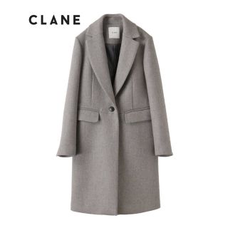 CLANE クラネ チェスターコート 1(S位) 茶系(グレーがかっています