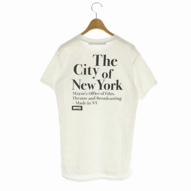 FRAMeWORK(フレームワーク)のフレームワーク 22SS NYC PRINT Tシャツ カットソー 半袖 F 白 レディースのトップス(Tシャツ(半袖/袖なし))の商品写真