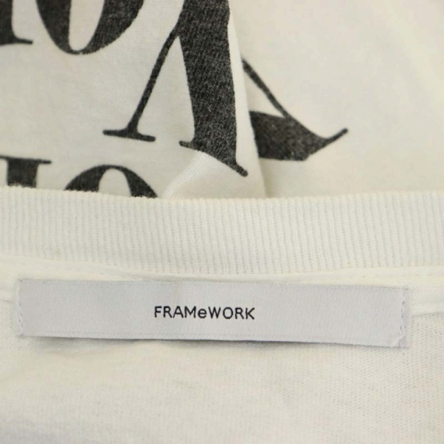 FRAMeWORK(フレームワーク)のフレームワーク 22SS NYC PRINT Tシャツ カットソー 半袖 F 白 レディースのトップス(Tシャツ(半袖/袖なし))の商品写真