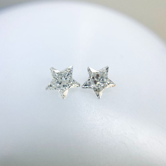 STAR！お星様セット石！ G/Hカラー 0.230ct/0.208ct レディースのアクセサリー(その他)の商品写真