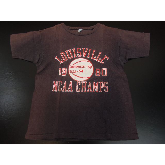 Champion(チャンピオン)の1e55 70's Champion チャンピオン バータグプリントTシャツ/M メンズのトップス(Tシャツ/カットソー(半袖/袖なし))の商品写真