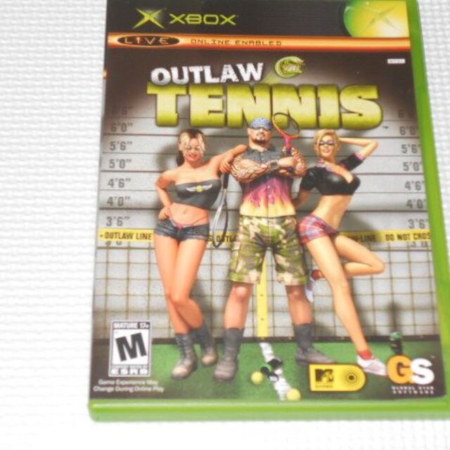 xbox★OUTLAW TENNIS 海外版★箱付・説明書付・ソフト付