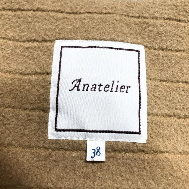 anatelier(アナトリエ)のanatelier アナトリエ ノーカラー ロングコート 38 レディースのジャケット/アウター(ロングコート)の商品写真