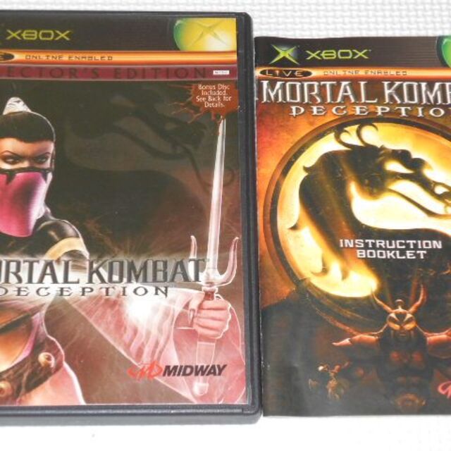 Xbox - xbox★MORTAL KOMBAT DECEPTION KOLLECTOR'S