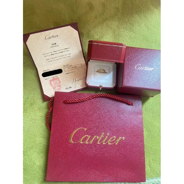 Cartier - ［新品仕上げ］Cartier ラブリング YG フルダイヤ 54（14号）