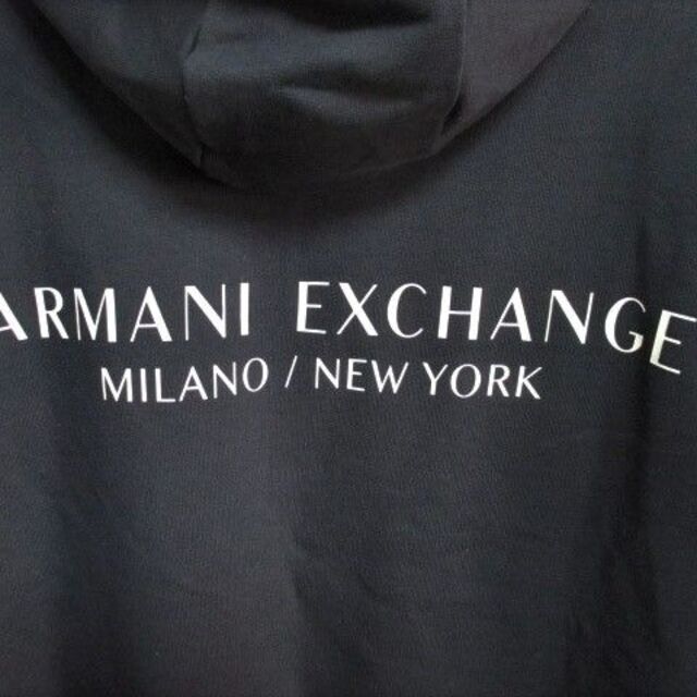 ARMANI EXCHANGE(アルマーニエクスチェンジ)の☆アルマーニ エクスチェンジ ロゴ プリント プルオーバー パーカー/メンズ/L メンズのトップス(パーカー)の商品写真