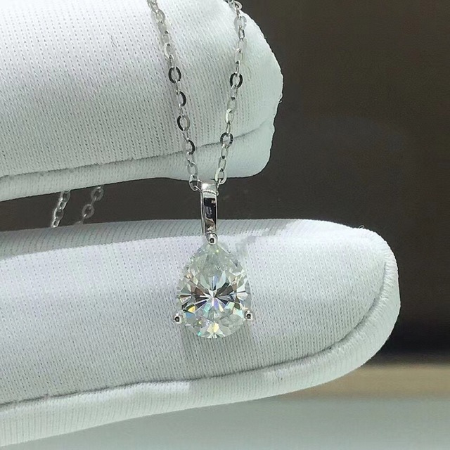 【newカラー】1.0ct ハートモアサナイト  ネックレス　 k18指輪