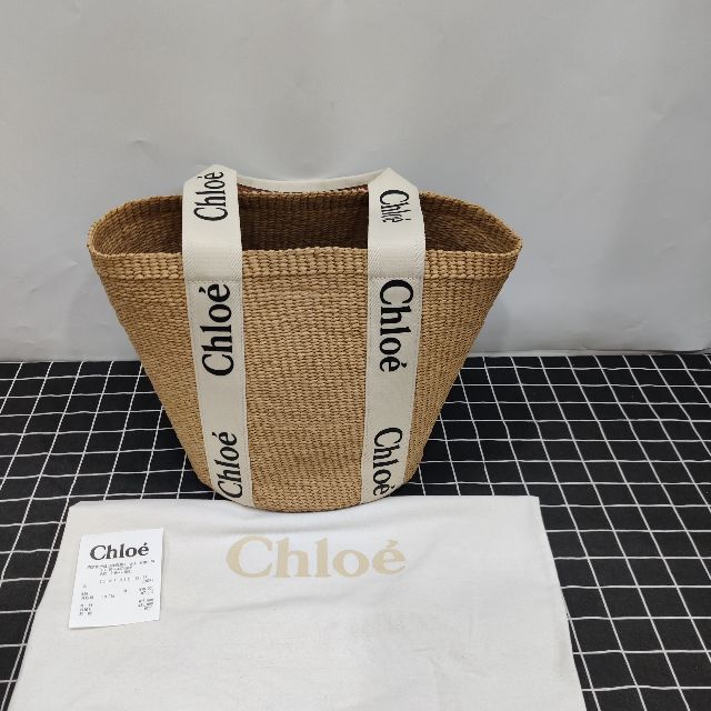 Chloe クロエ ウッディラージバスケット かごバッグ 【最安値挑戦