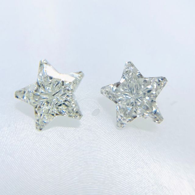 STAR！お星様セット石！ H/Iカラー SI1 0.239ct/0.229ct レディースのアクセサリー(その他)の商品写真