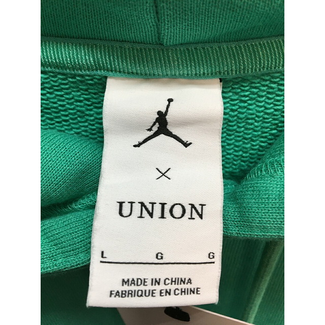 NIKE JORDAN × UNION Fleece Parka ジョーダン ユニオン パーカー グリーン DV7334-348【004】【岩】