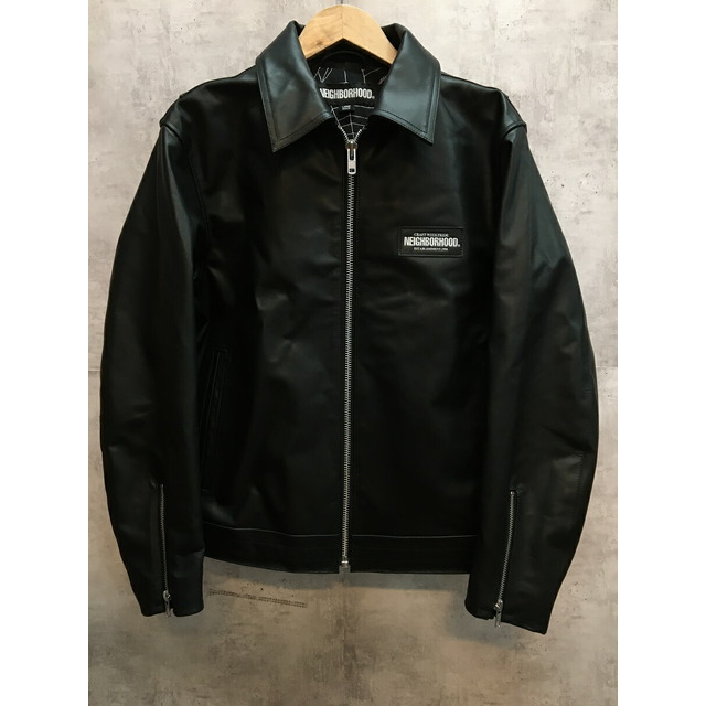 NEIGHBORHOOD SINGLE LEATHER JACKET ネイバーフッド 23ss シングルレザージャケット 231SZNH-JKM01【004】【岩】