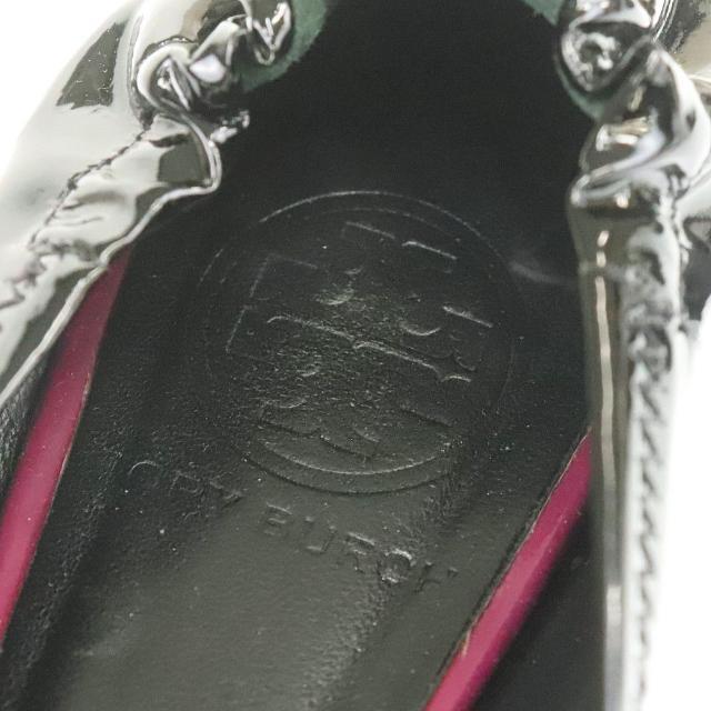 美品 tory burch バレエシューズ エナメル 6 1/2M 送料無料