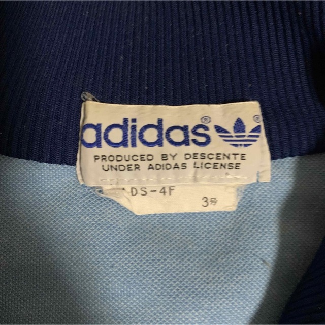 adidas descente 80s track jacket blue