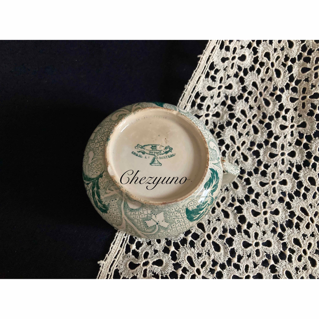 フランスアンティーク クレイユモントローすずらん ティーカップ
