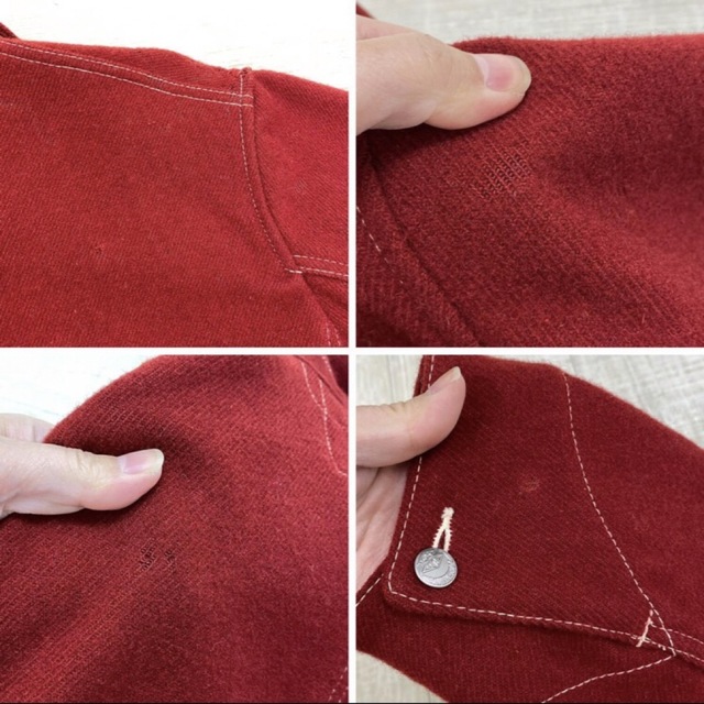 THE REAL McCOY'S(ザリアルマッコイズ)のダブルダイヤモンド リアルマッコイズ サック コート ウール ジャケット 38 メンズのジャケット/アウター(その他)の商品写真