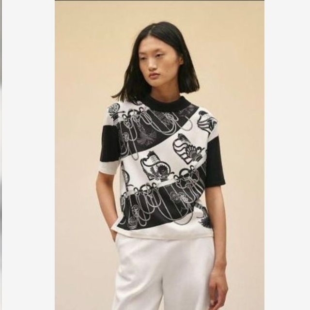 2002年春 美品 エルメス 2022SS クリティケス カシミヤ セーター 34