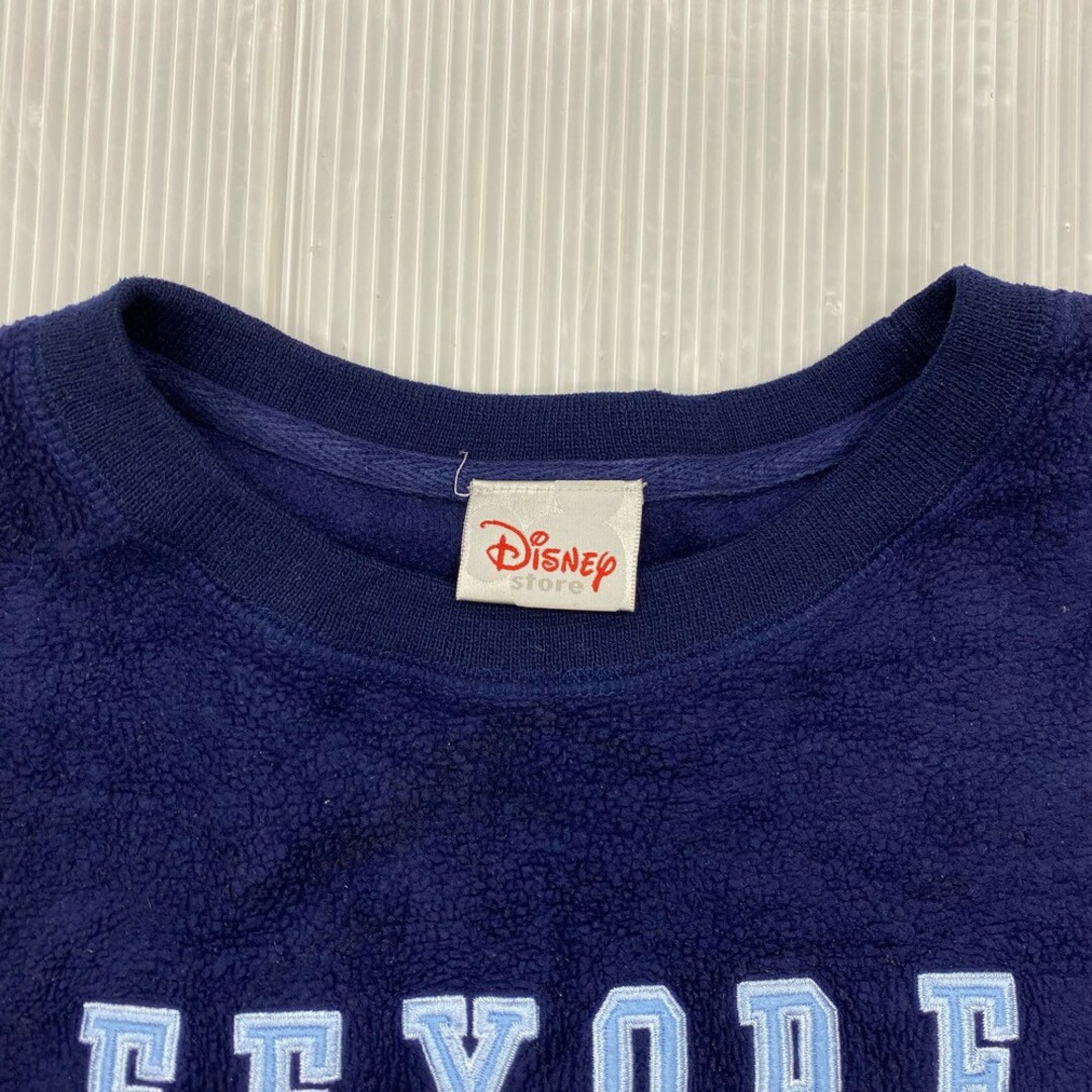 Disney(ディズニー)のディズニー DISNEY store プルオーバー フリース トレーナー くまのプーさん EEYORE 刺繍 長袖 サイズ：L ネイビー古着 【中古】 メンズのトップス(スウェット)の商品写真