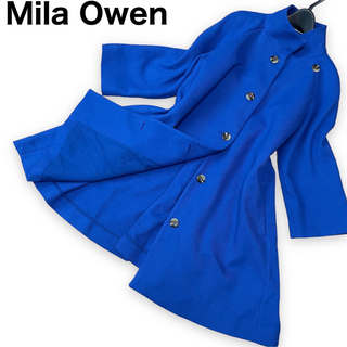ミラオーウェン(Mila Owen)のMila Owen スタンドカラー　ロングコート　Aライン(ロングコート)