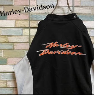 ハーレーダビッドソン(Harley Davidson)のハーレーダビッドソン　ジップアップジャケット　ライトアウター　ビックロゴ(ブルゾン)