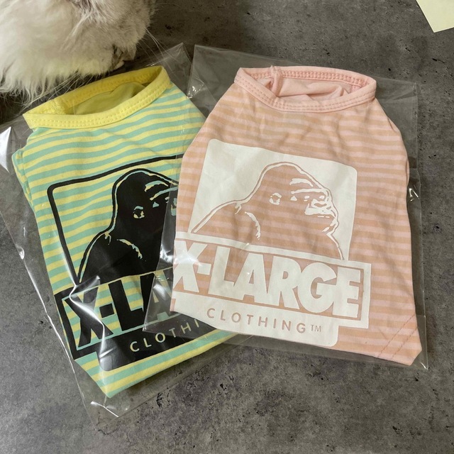 XLARGE(エクストララージ)のX LARGE 犬用服　３枚セット　専有 ハンドメイドのペット(ペット服/アクセサリー)の商品写真