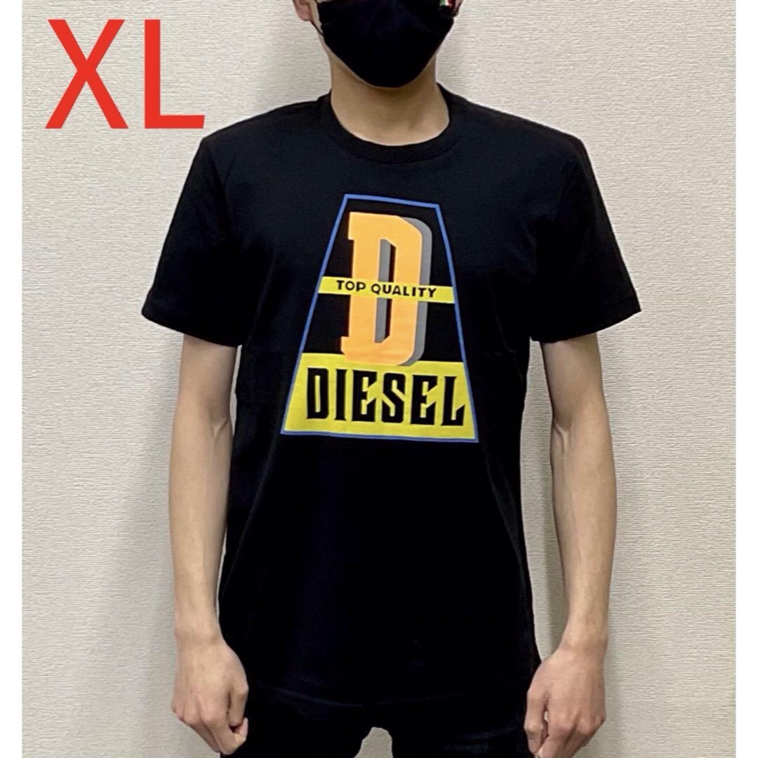 DIESEL(ディーゼル)のディーゼル　Tシャツ 07A23　ブラック　XLサイズ　 メンズのトップス(Tシャツ/カットソー(半袖/袖なし))の商品写真