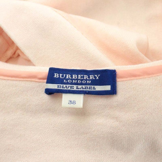 BURBERRY BLUE LABEL(バーバリーブルーレーベル)のバーバリーブルーレーベル LONDON パーカー 38 M ピンク レディースのトップス(パーカー)の商品写真