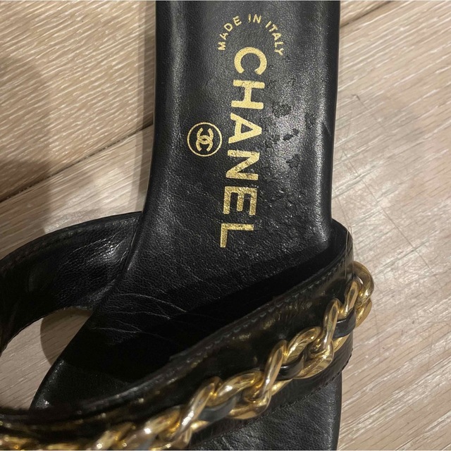 サンダルchanel ターンロック　サンダル　レア