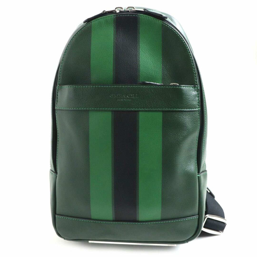 極美品✨コーチ ボディバッグ チャールズ スムース レザー スリング
