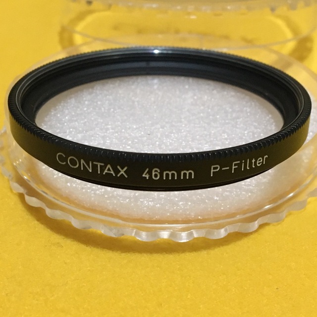 CONTAX 希少限定ブラックリム 黒枠純正 フィルター Φ46mm 良品