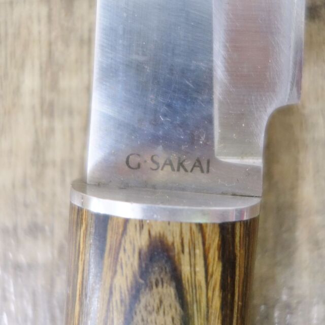 G サカイ G SAKAI アウトドア サシミ M 刃長160mm 柄長110mm 刃厚3ｍｍ ナイフ 包丁 キャンプ