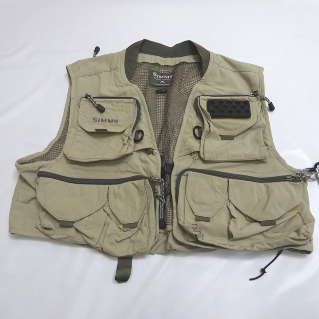 シムス ベスト フィッシングベスト ベージュ系 #L Ft1097721 中古 結婚
