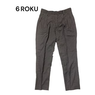 ビューティアンドユースユナイテッドアローズ(BEAUTY&YOUTH UNITED ARROWS)の6 ROKU BEAUTY&YOUTH ストライプパンツ(カジュアルパンツ)