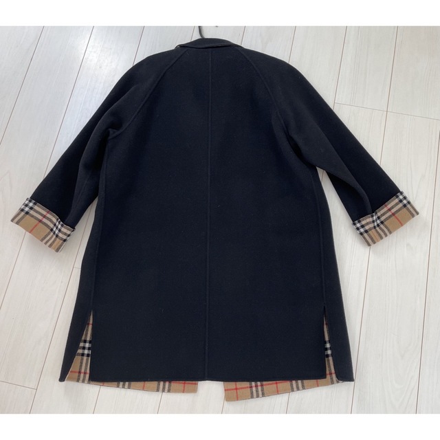 美品】Burberry 金ボタン ヴィンテージ 黒コート-