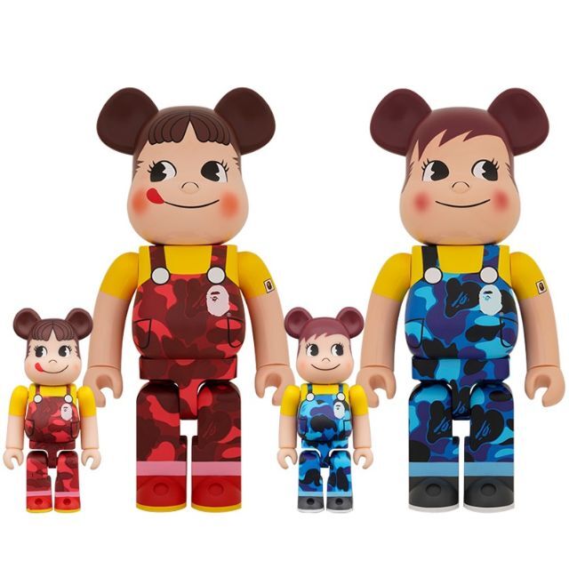 エンタメ/ホビーBE@RBRICK BAPE×ペコちゃん & ポコちゃん100％400%