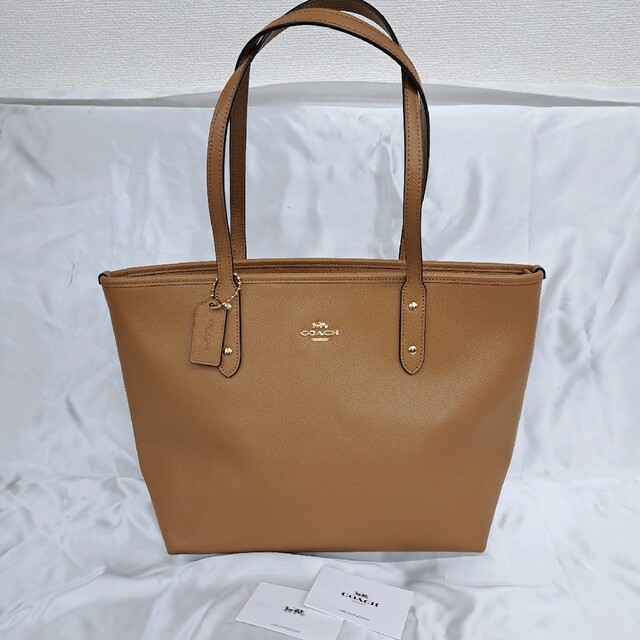 コーチ COACH バッグ トートバッグ F58846 A4 レザー ベージュ 超特価