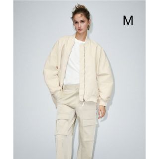 ZARA - ウォーターレペレント オーバーサイズボンバージャケット の