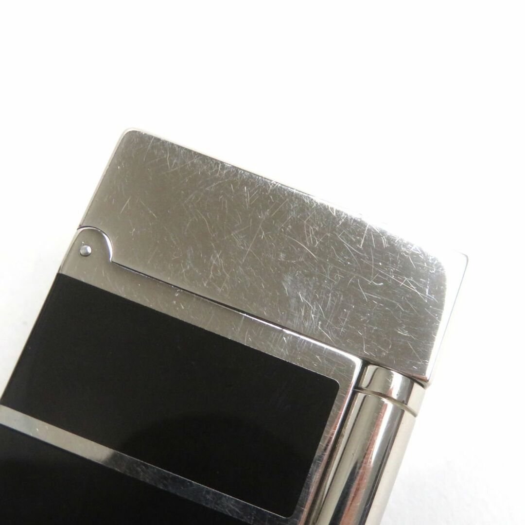 良品▽S.T.Dupont エス・テー・デュポン ライン2 ラッカー ボーダー柄