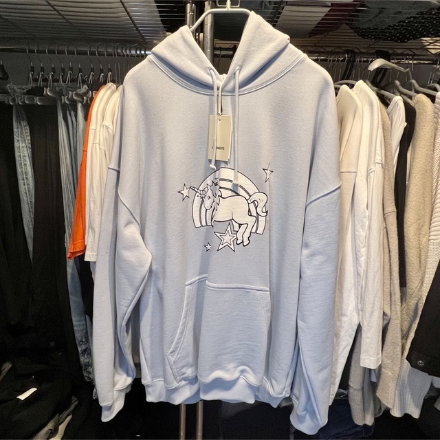 Vetements 21SS MAGIC UNICORN HOODIE BLUEトップス