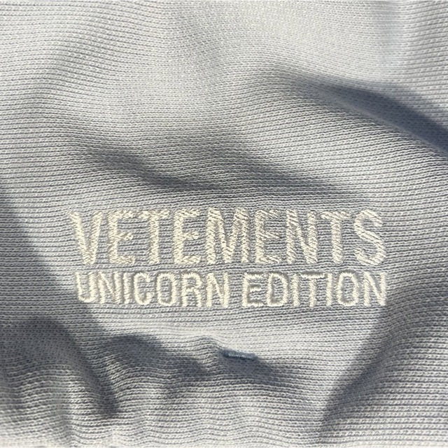 VETEMENTS(ヴェトモン)のVetements 21SS MAGIC UNICORN HOODIE BLUE メンズのトップス(パーカー)の商品写真